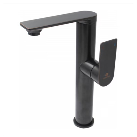 Baterie Lavoar Tip Stalp Stylish Negru Ermetiq