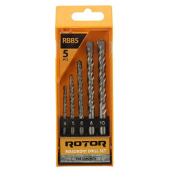Set Burghie Pentru Beton 5 Piese Rotor Rbb5