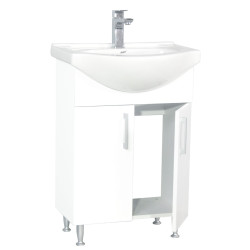 Baza Seria 005 50 Cm Alb + Lavoar Baza Seria 005 50 Cm Alb + Lavoar