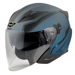 Casca Xs Scuter Albastru Unghiular Hecht52627xs