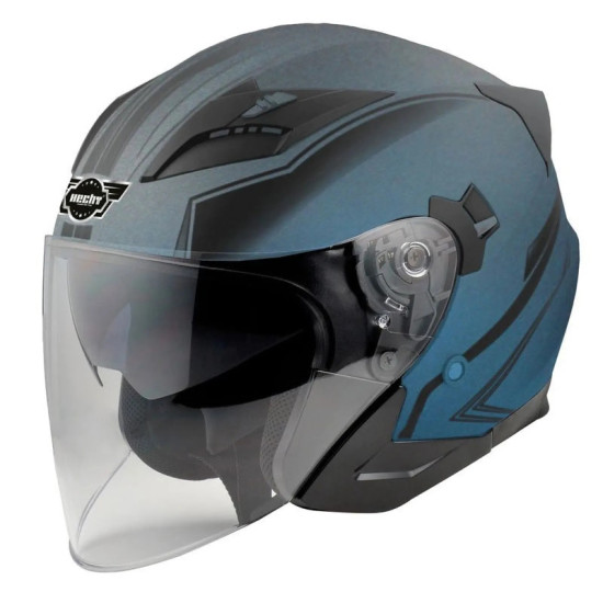 Casca Xs Scuter Albastru Unghiular Hecht52627xs
