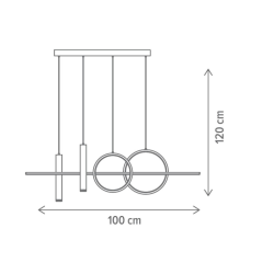 Suspensie Led Altheia Sp4 Kl142088