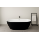 Cada Baie Freestanding Cuba Black 170x80x61cm G9040