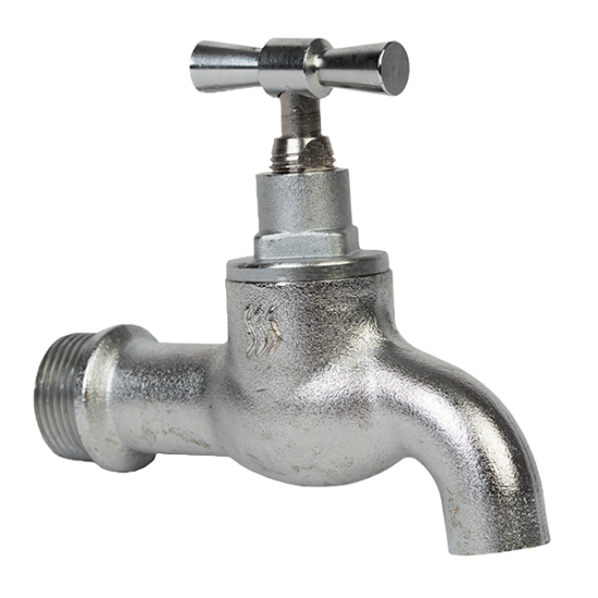 Robinet Hydro Pt Cismea Dublu Serviciu Din Alama Cromata 1/2