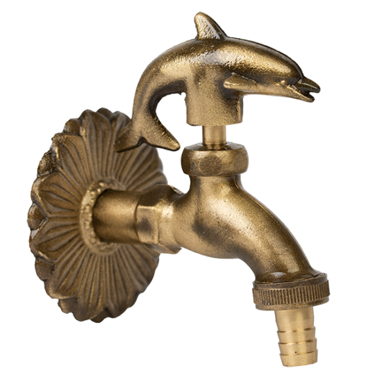 Robinet Hydro Pt Cismea Decorativ Dublu Serviciu Si Finisaj 1/2 Delfin