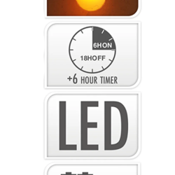 Lumanare Cu Led 70x90mm Rosu