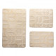 Set Covorase Baie Cu 3 Piese Classic Crem 60x100cm 50x60cm 40x60cm