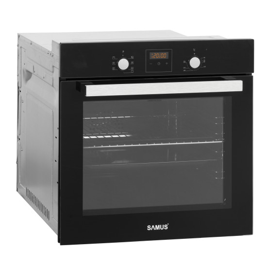 Cuptor Incorporabil Samus Sc639cegv 62l 2200w Clasa A Negru