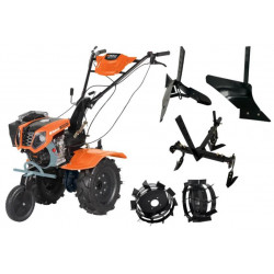 Motocultor Pe Benzina Wolfson Imperio 7 Cp Cu Far Si Roti De Transport 6.50x12 Latime De Lucru 70-140cm
