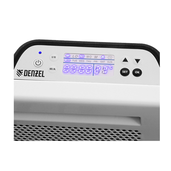 Convector Electric Hibrid Hybridx-1000 Incalzitor Ir Termostat Digital Denzel