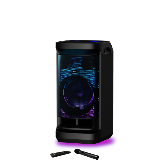 Boxa Duala Dj Activa Cu Baterie Si Glob Luminos 150w Cu Microfon Si Telecomanda Dj-by6l