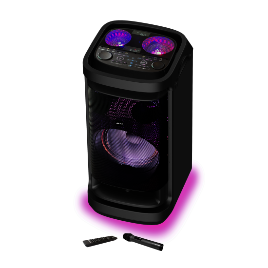 Boxa Duala Dj Activa Cu Baterie Si Glob Luminos 150w Cu Microfon Si Telecomanda Dj-by6l