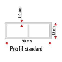 Dreptar Aluminiu 2 Indicatori 200cm Dreptar Aluminiu 2 Indicatori 200cm