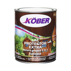 Lac Protector Extra Kober 3 In 1 Pt Lemn Int/ext Mahon Inchis 0.75 L