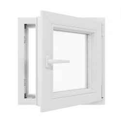 Fereastra Pvc 4cam Alb 1k Dsdr 56x56cm