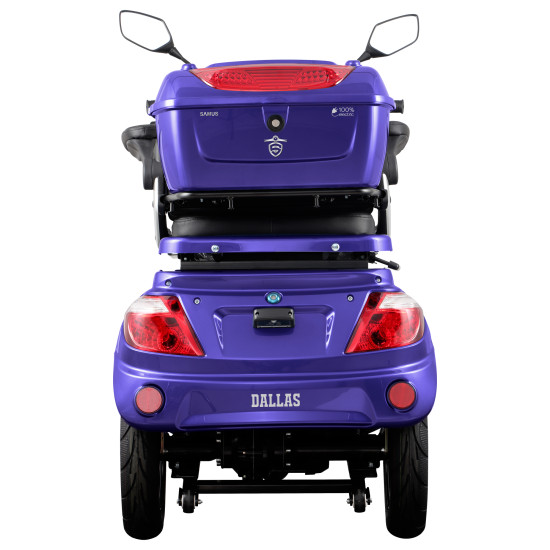 Triciclu Electric Samus Dallas 3r1-10t1000-60v20 Albastru 1000w 25km/h + Civ Triciclu Electric Samus Dallas 3r1-10t1000-60v20 Albastru 1000w 25km/h + Civ