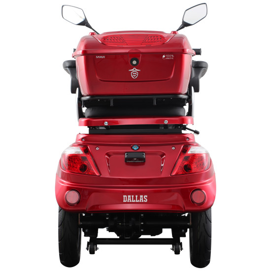 Triciclu Electric Samus Dallas 3r1-10t1000-60v20 Rosu 1000w 25km/h + Civ Triciclu Electric Samus Dallas 3r1-10t1000-60v20 Rosu 1000w 25km/h + Civ