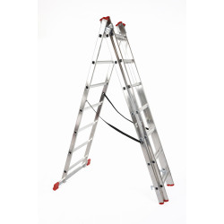 Scara Aluminiu 3 Tronsoane Hillagi 3x7 Trepte