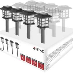 Lampa Solara De Gradina 1x Led 380mm Plastic Entac