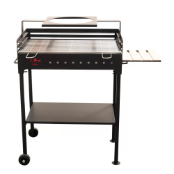 Gratar Gradina Din Otel Lemn-carbune Fm Grill  Premium 67x40cm