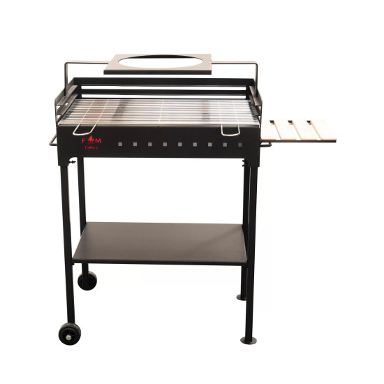 Gratar Gradina Din Otel Lemn-carbune Fm Grill  Premium 67x40cm