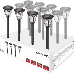 Lampa Solara De Gradina 1x Led 400mm Plastic Entac