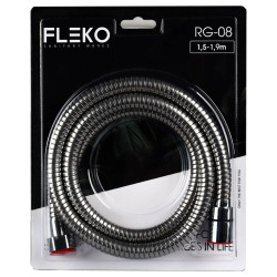Furtun De Dus Flexibil Din Otel Inoxidabil L200cm Fleko Rg-08-a