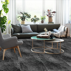 Gresie Portelanata Dunca Moon Black Hi Gloss 120x60 Cm Cal I Rectificata Interior/exterior  (1.44mp/cut)