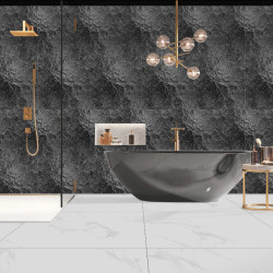 Gresie Portelanata Dunca Moon Black Hi Gloss 120x60 Cm Cal I Rectificata Interior/exterior  (1.44mp/cut)