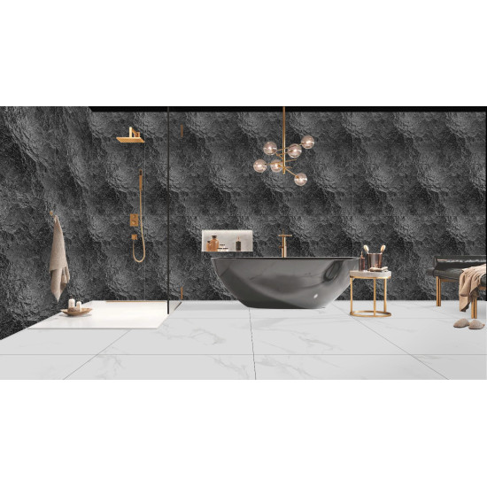 Gresie Portelanata Dunca Moon Black Hi Gloss 120x60 Cm Cal I Rectificata Interior/exterior  (1.44mp/cut)