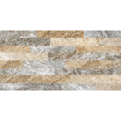 Gresie Portelanata  Cesarom Quartz Multicolor 60x30 Cm Rectificata 6460-0289 Interior/exterior (1.26 Mp/cut)
