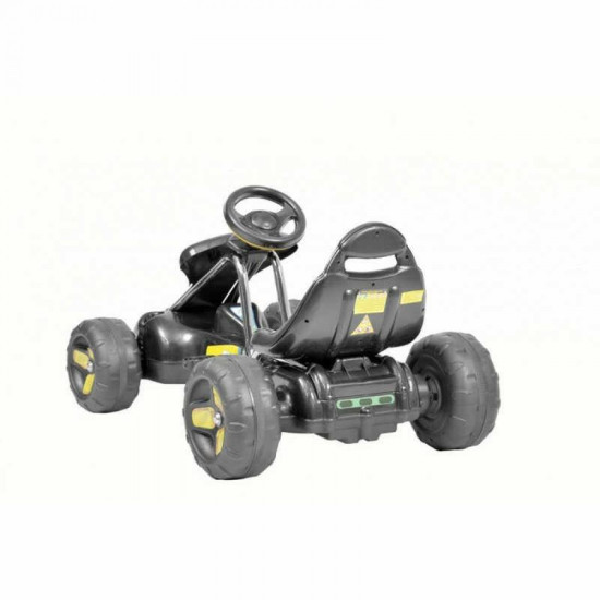 Kart Cu Pedale Pentru Copiii Hecht 59789 Negru/galben