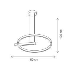 Suspensie Led Himera Black Sp1 Kl142081