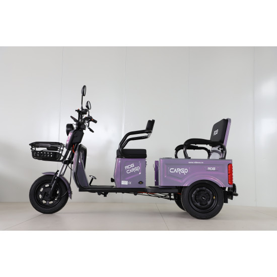 Triciclu Electric Rdb Cargo 25km/h Violet + Civ