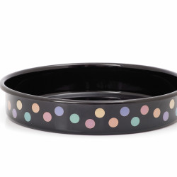 Tava Rotunda Emailata Clasica 30 Pastel Dots Metalac