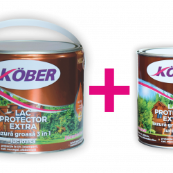 Pachet Promo Kober Lac Protector Extra Wenge Ig5298-c4l+ig5298-c0.75l