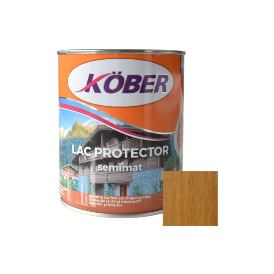 Lac Protector Kober Semimat Stejar Inchis 0.75l