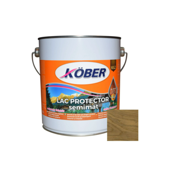 Lac Protector Kober Semimat Stejar Inchis 2.5l