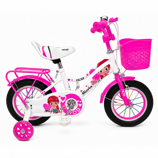 Bicicleta Copii Rdb 12 Inch Mierla Fucsia Rac- 777398