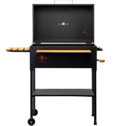 Gratar Cu Fonta Si Capac Premium Fm Plus 67x40cm