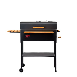 Gratar Cu Fonta Si Capac Premium Fm Plus 67x40cm