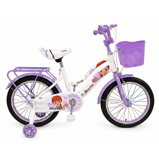 Bicicleta Copii Rdb 18 Inch Mierla Mov Rac-777411