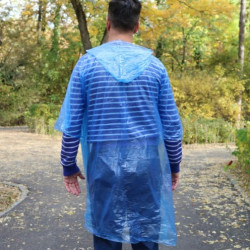 Pelerina Ploaie Poncho Albastru