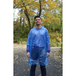 Pelerina Ploaie Poncho Albastru