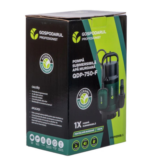 Pompa Submersibila Apa Murdara - Qdp-750-f Pmp0008.1
