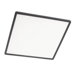 Plafoniera Memo Sq Led 24w Ip20 4000k Bk D420