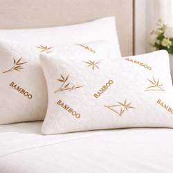 Set 2 Perne Matlasate Belina Bamboo 50x70 Cm