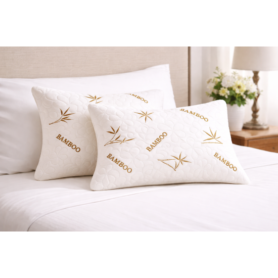 Set 2 Perne Matlasate Belina Bamboo 50x70 Cm