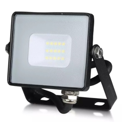 Reflector Led Smd 10w 6400k Ip65 Negru Cip V-tac