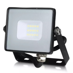 Reflector Led Smd 10w 6400k Ip65 Negru Cip V-tac